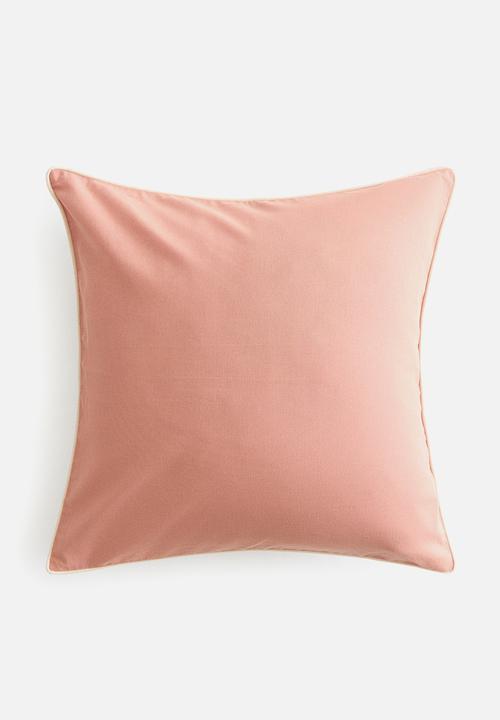 H&M - Canvas cushion cover - pink