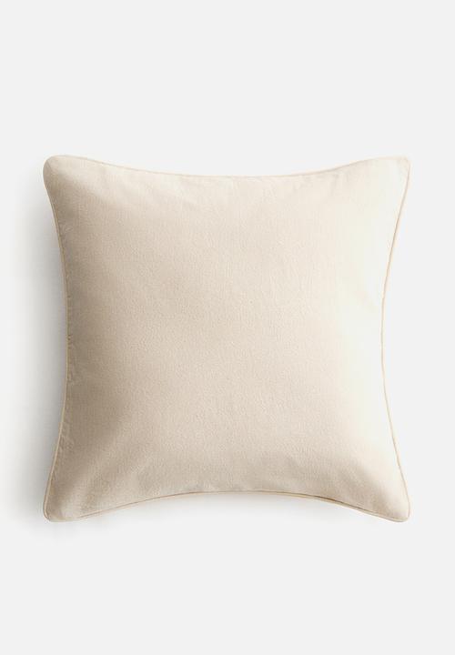 H&M - Canvas cushion cover - yellow