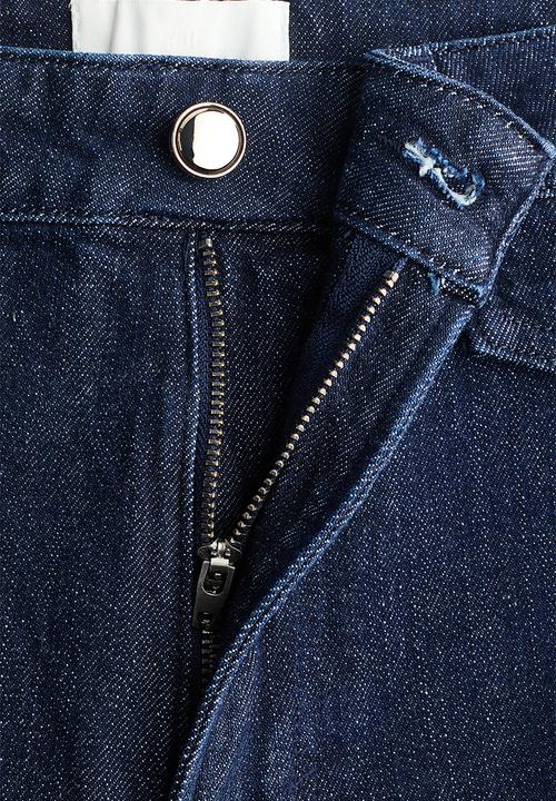 H&M - Wide high jeans - dark denim blue