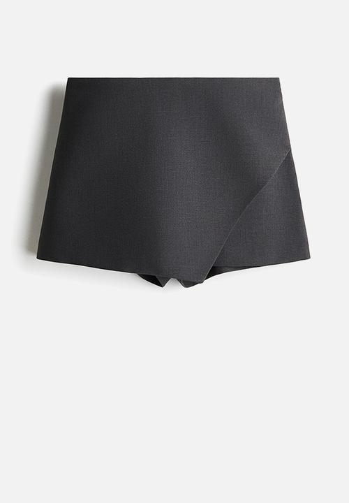 H&M - Wrap skort - dark grey