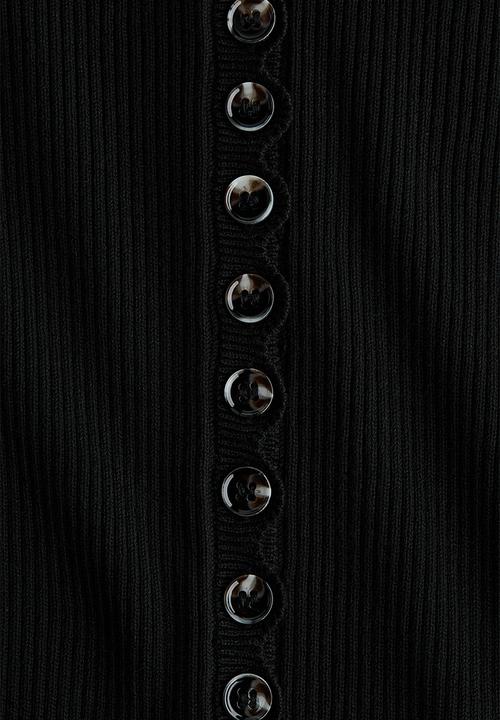 H&M - Ribbed cardigan - black