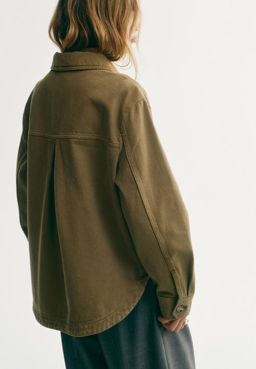 H&M - Shacket - khaki green