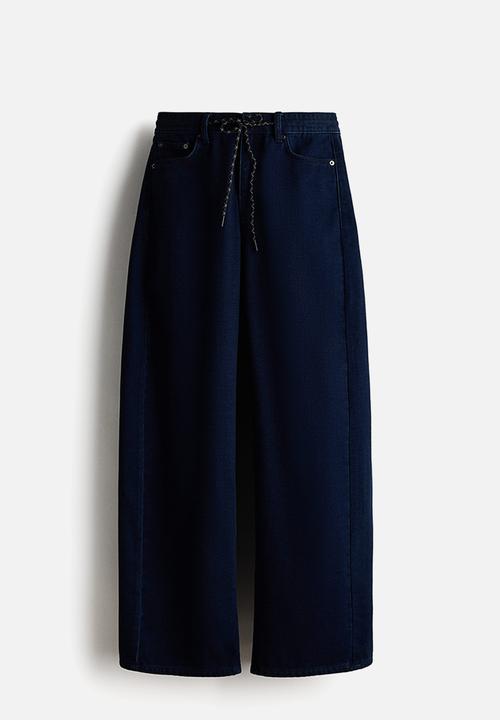 H&M - Barrel regular jeans - dark denim blue