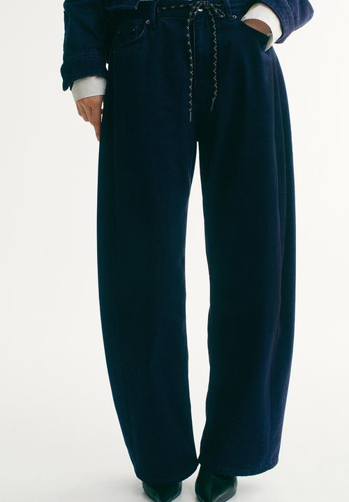 H&M - Barrel regular jeans - dark denim blue