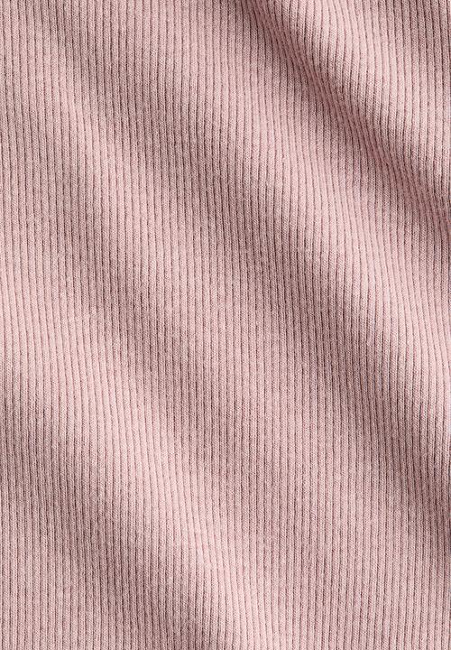 H&M - Ribbed cotton-blend top - old rose