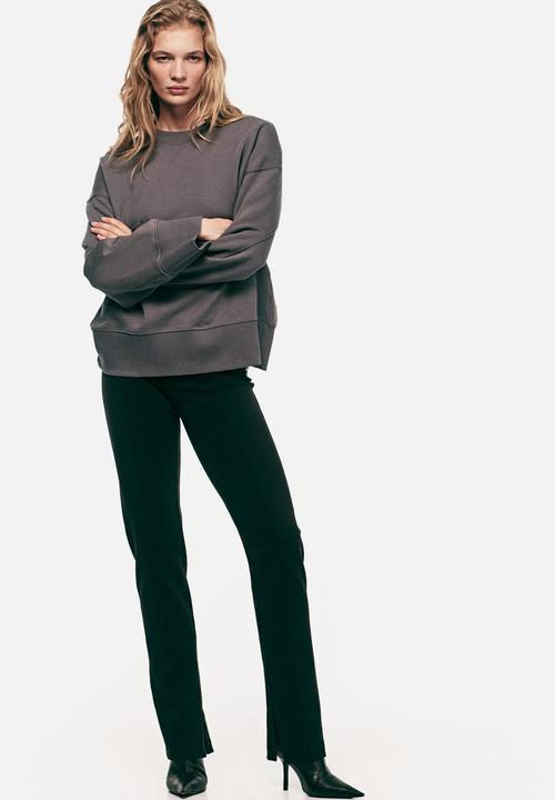 H&M - Oversized cotton sweatshirt - dark grey