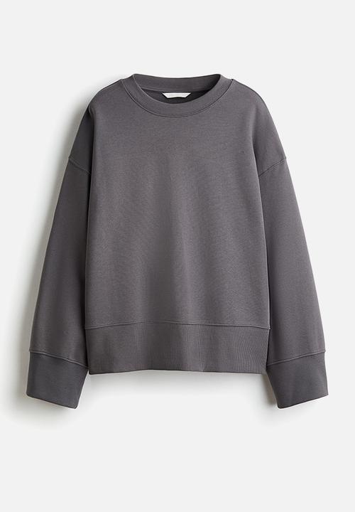 H&M - Oversized cotton sweatshirt - dark grey