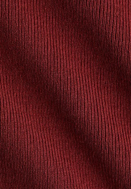H&M - Fine-knit T-shirt - dark red