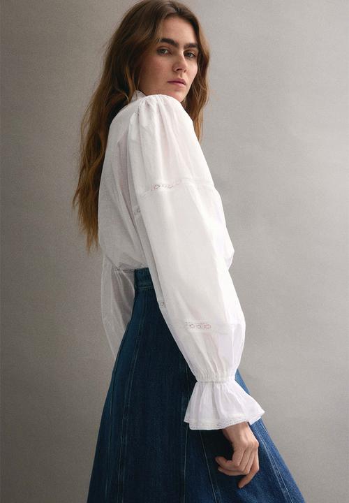 H&M - Cotton blouse - white