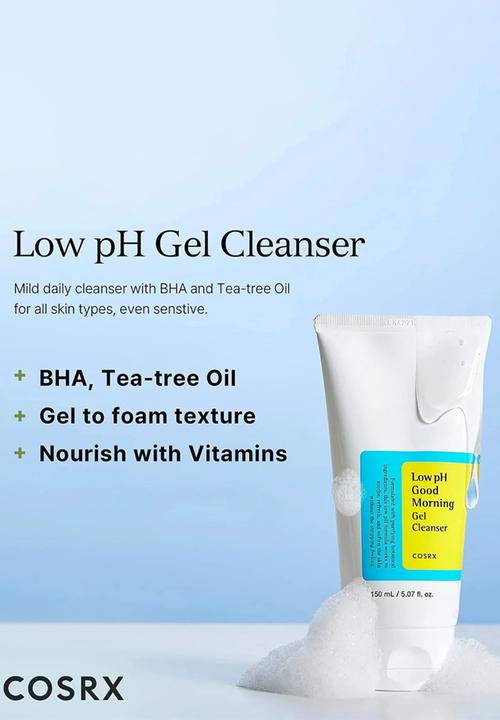 COSRX - Low pH Good Morning Gel Cleanser
