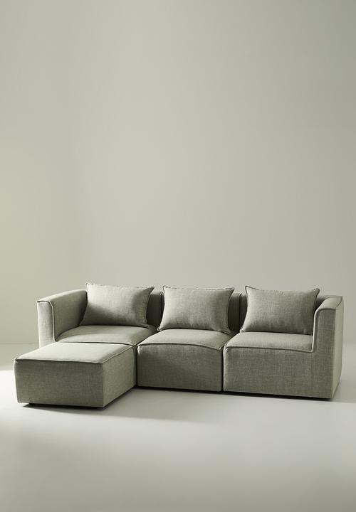 Sixth Floor - Modus Ottoman Piece - Sage