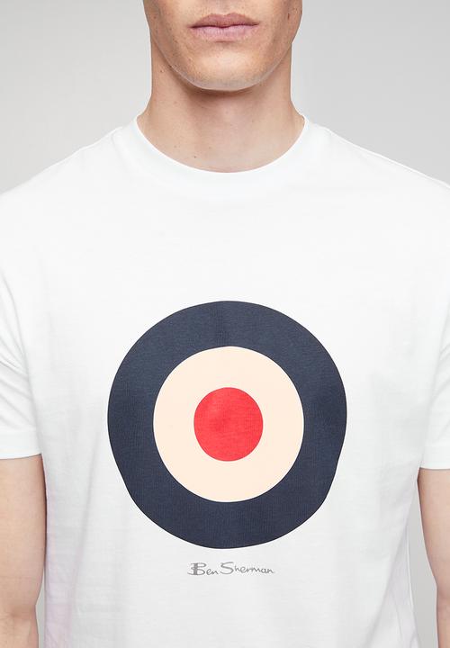 Ben Sherman - BIG TARGET TEE - WHITE