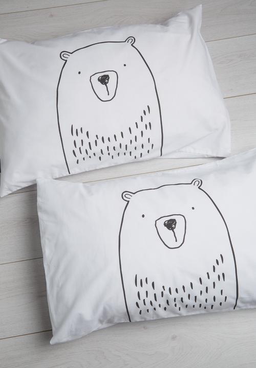 Hello Dolly - Bear pillowcase set of 2
