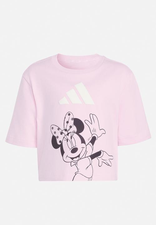 adidas Performance - Lg Disney Minnie Mouse T-shirt - Clear Pink/Off White