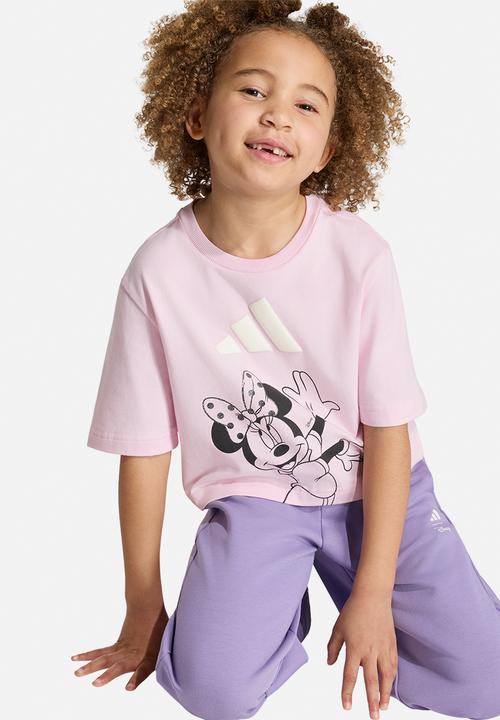 adidas Performance - Lg Disney Minnie Mouse T-shirt - Clear Pink/Off White