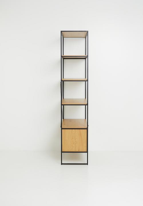 Sixth Floor - Cesura Bookcase - natural & back 
