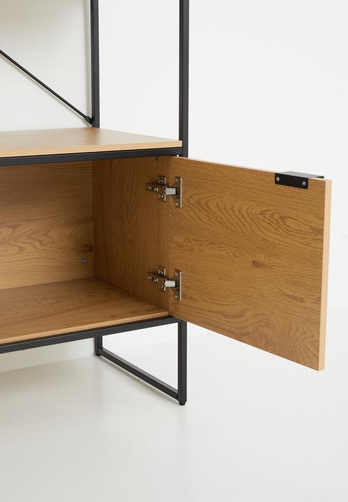 Sixth Floor - Cesura Bookcase - natural & back 