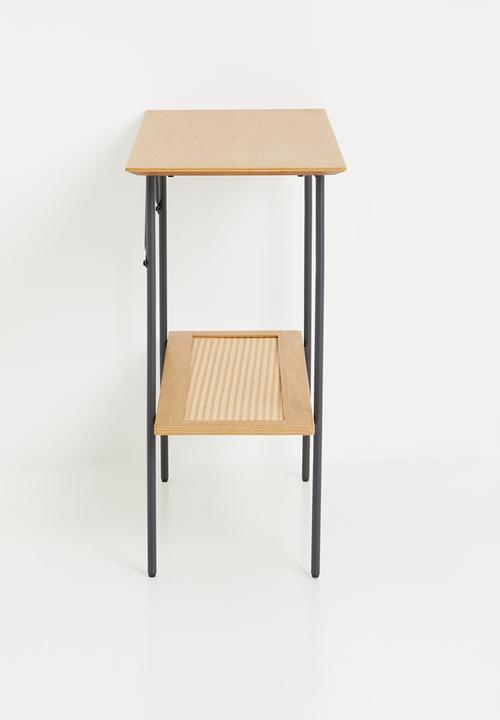Sixth Floor - Pensacola console table - natural &  black 