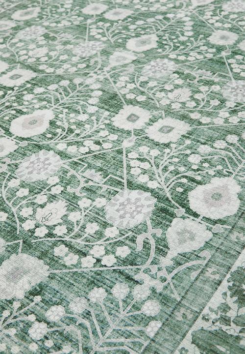 Noa Floral Runner Olive