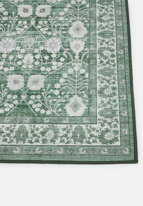 Sixth Floor - Noa Floral Runner - Olive