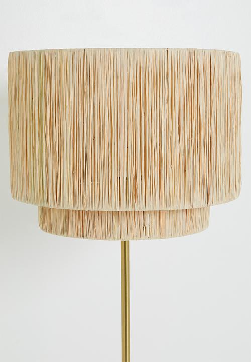 Sixth Floor - The Lumina Raffia Floor Lamp - neutral