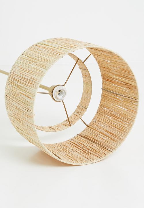 Sixth Floor - The Lumina Raffia Floor Lamp - neutral