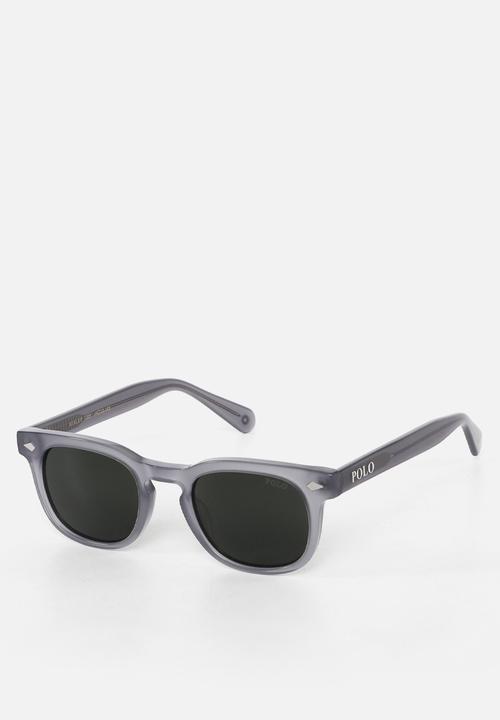 POLO - Bexley Polarised Round Sunglasses 49mm - Milky Grey