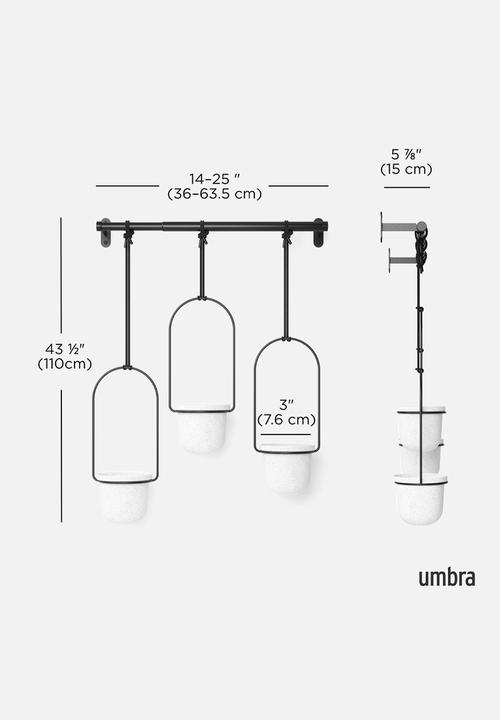 Umbra - Triflora Hanging Planter - White