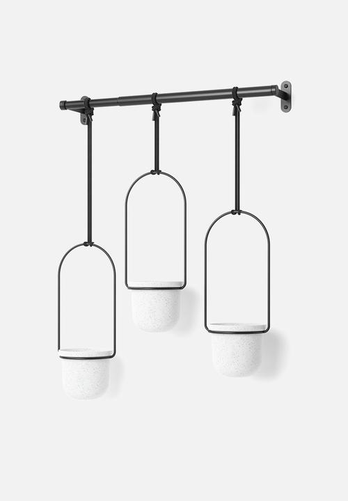 Umbra - Triflora Hanging Planter - White