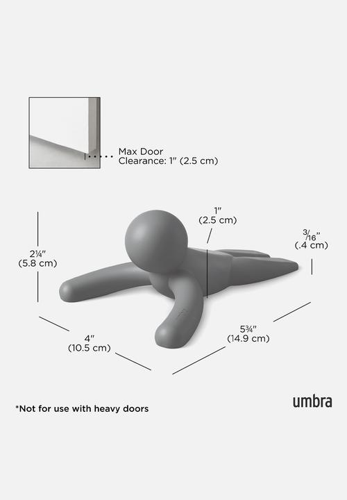 Umbra - Buddy Doorstop - Charcoal