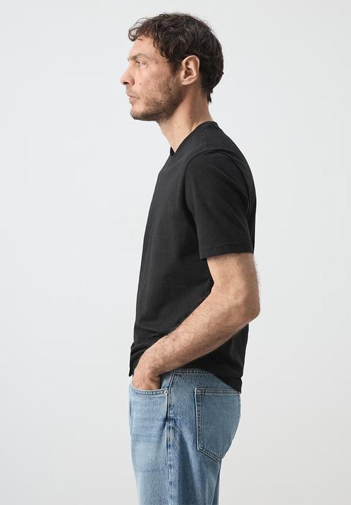 MANGO - T-shirt Cherlo - Black