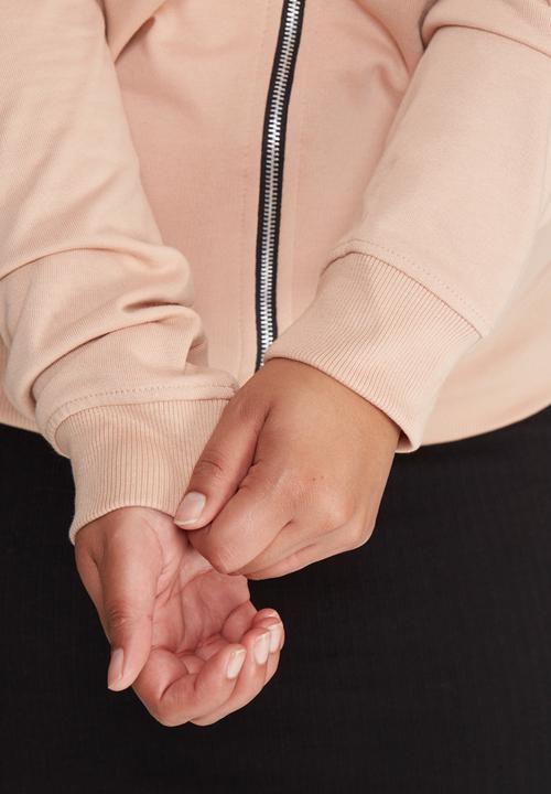 Missguided - Plus size loop back bomber jacket