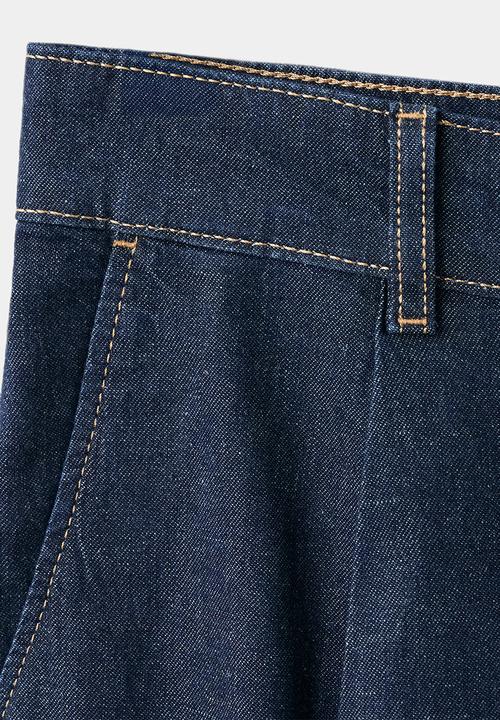 MANGO - Plus bermudas amelie - open blue