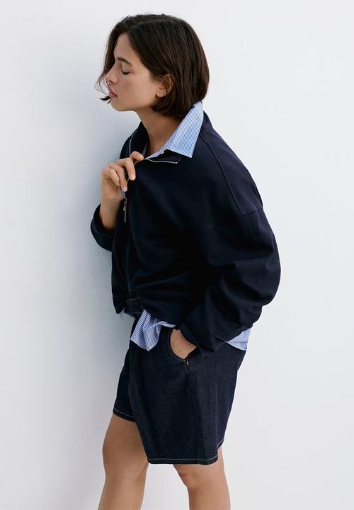 MANGO - Plus bermudas amelie - open blue