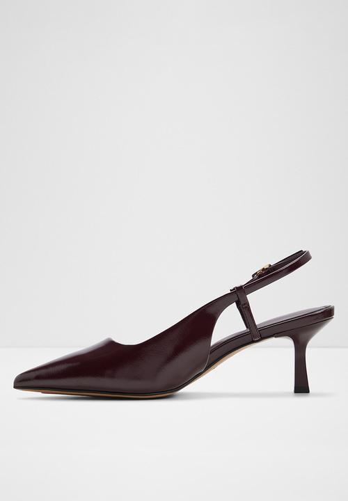 ALDO - Adan closed toe slingback - burgundy