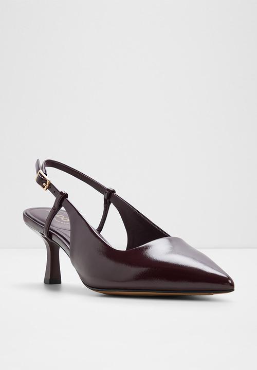 ALDO - Adan closed toe slingback - burgundy