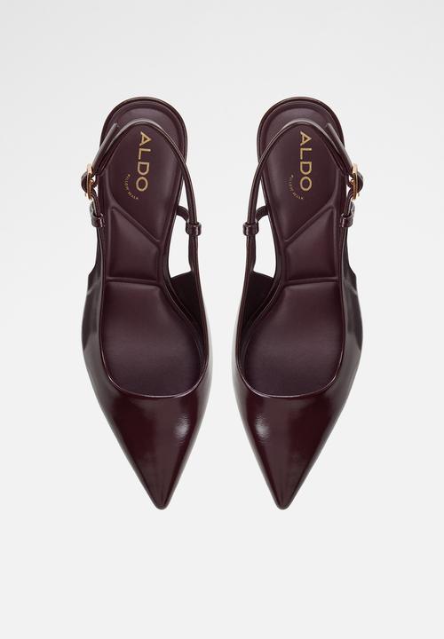 ALDO - Adan closed toe slingback - burgundy