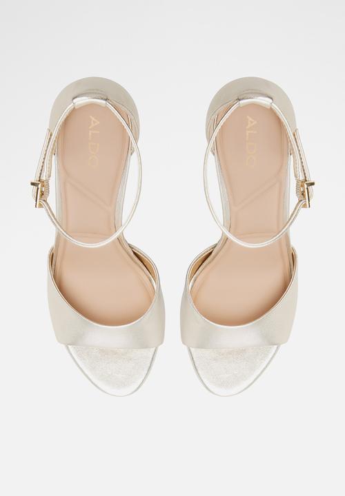 ALDO - Creride open toe ankle strap - gold