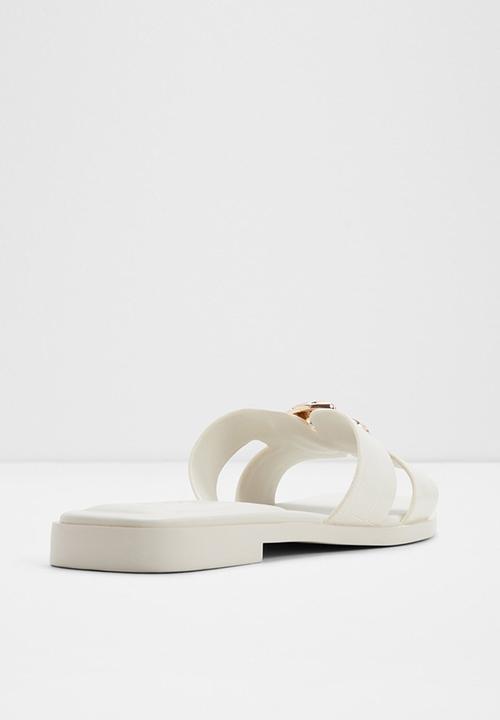 ALDO - Khali slide - white/bone