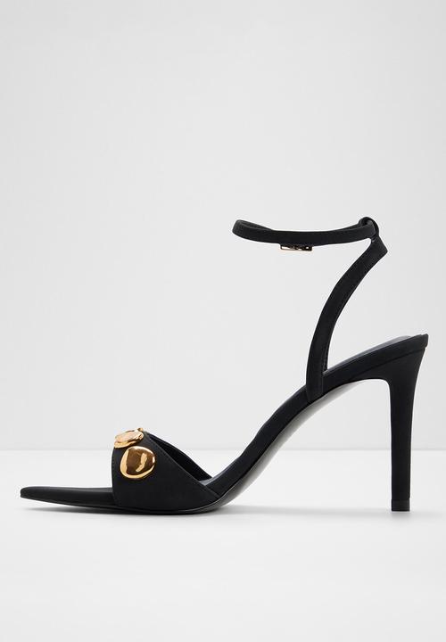 ALDO - Leara open toe ankle strap - other black