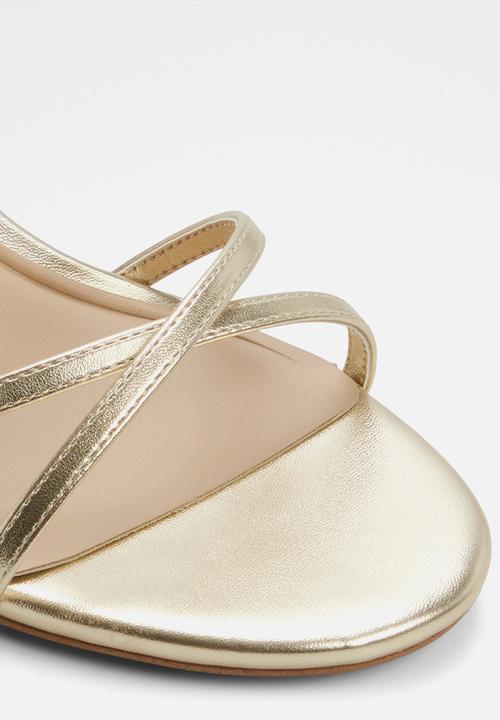 ALDO - Marbela open toe ankle strap - champagne