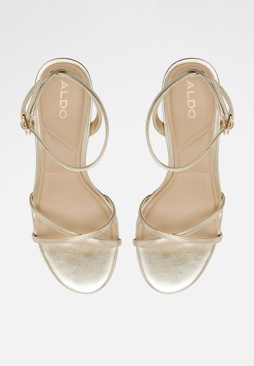 ALDO - Marbela open toe ankle strap - champagne