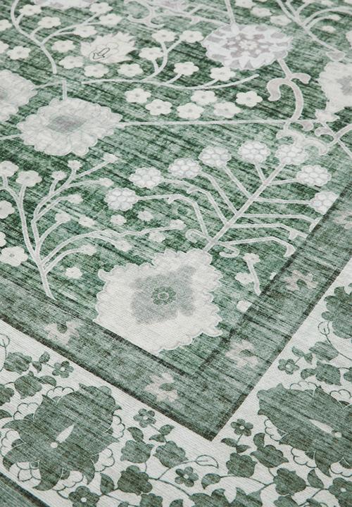 Sixth Floor - Noa Floral Rug Olive
