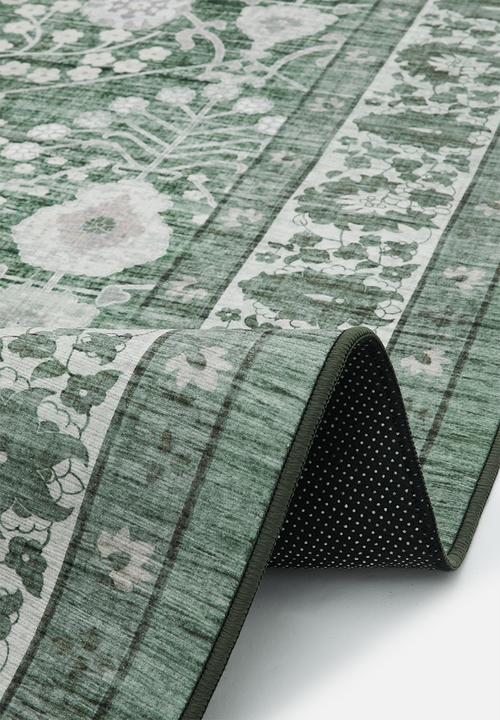 Sixth Floor - Noa Floral Rug Olive