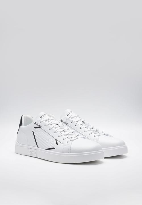 Replay - Polys Stamp - White Black