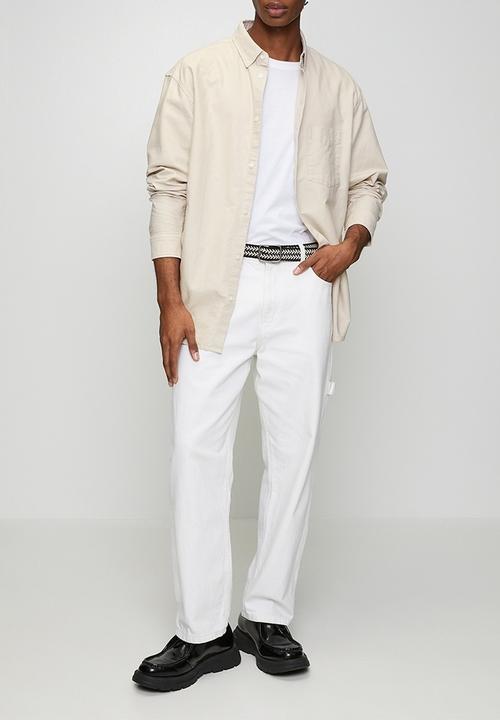 H&M - Regular fit oxford shirt - beige