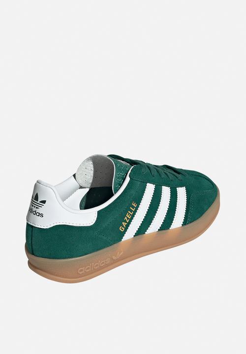 adidas Originals - Gazelle Indoor J - Collegiate Green/Ftwr White/Gum 2