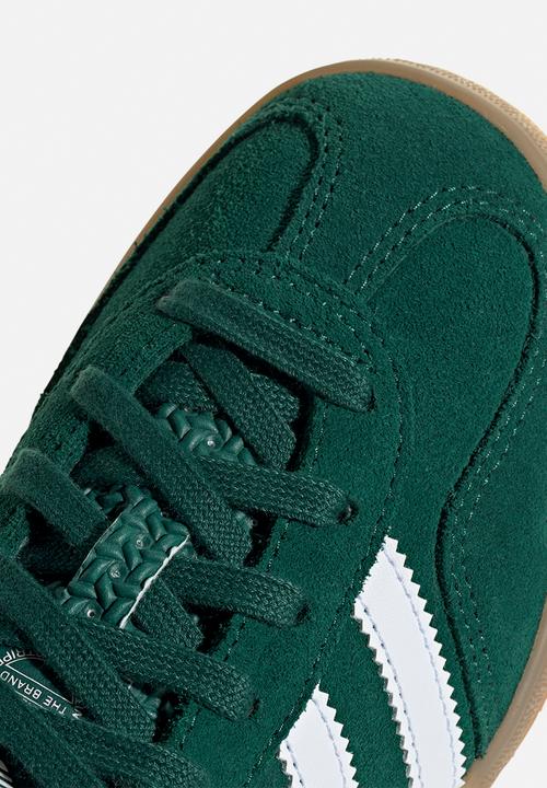 adidas Originals - Gazelle Indoor J - Collegiate Green/Ftwr White/Gum 2