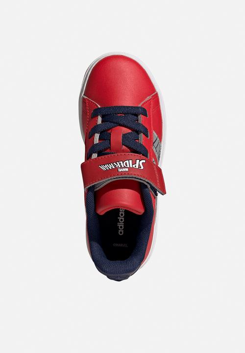 adidas Performance - Grand Court Spider-Man El K - Pure Ruby/Silver Met./Dark Blue