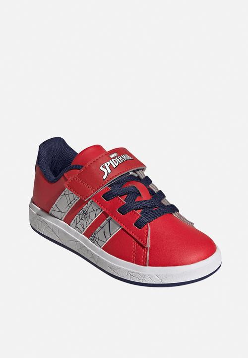 adidas Performance - Grand Court Spider-Man El K - Pure Ruby/Silver Met./Dark Blue